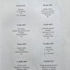 Menus 2025
